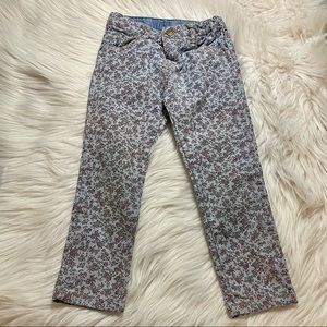Zara Baby Girl Floral Blue Pants